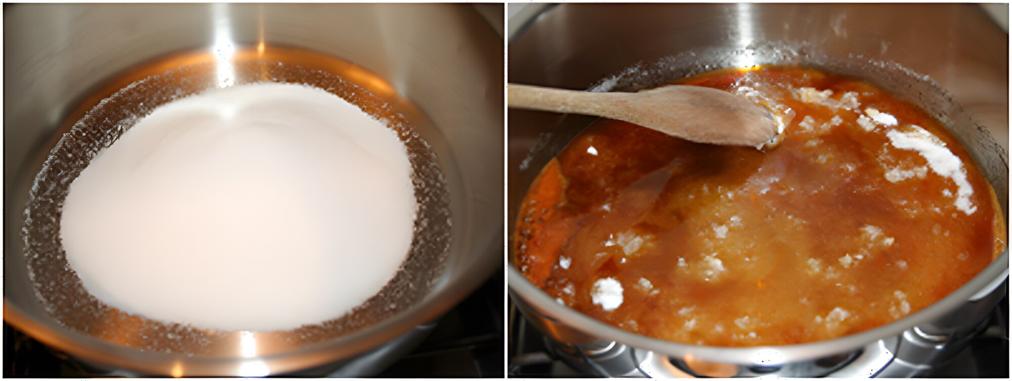 Preparazione salsa caramello