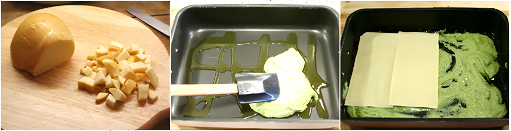 Lasagne al pesto, fasi di preparazione